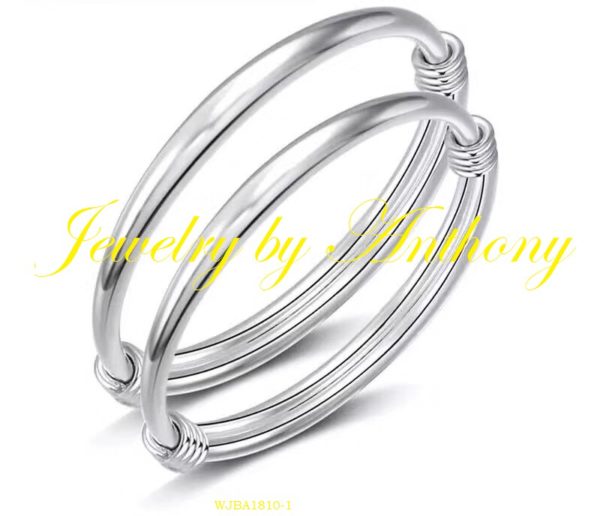 Adjustable 999 Silver Bangle