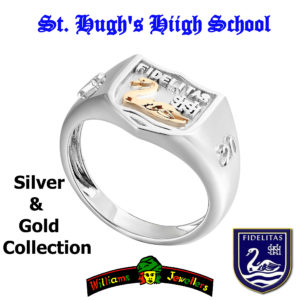 St Hugh's high school silver/14k