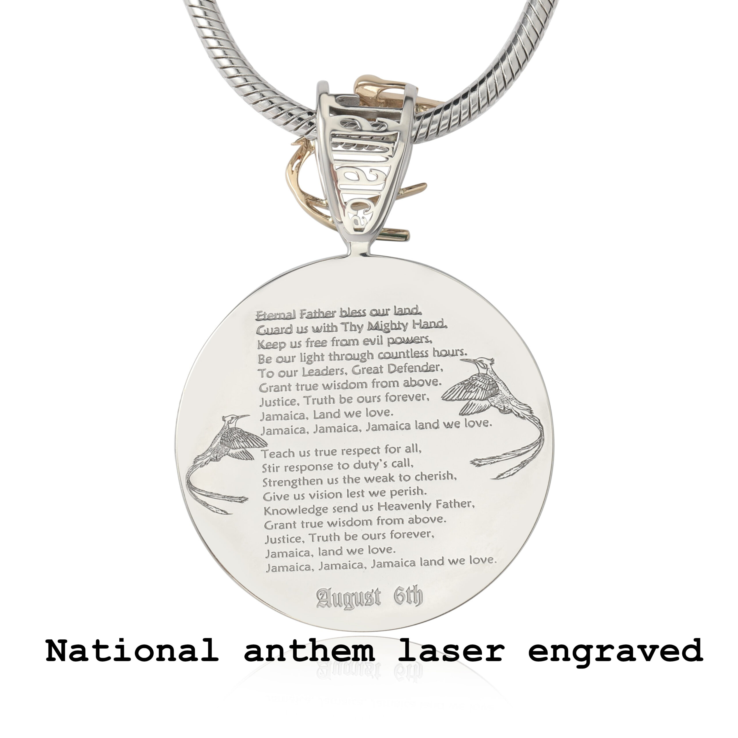Jamaica independence pendant