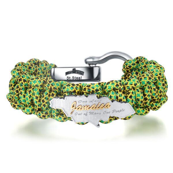Jamaica paracord bracelet