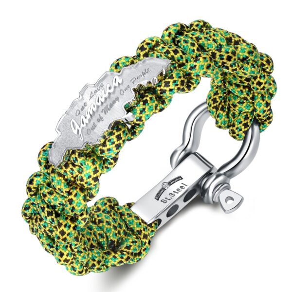 Jamaica paracord bracelet 925