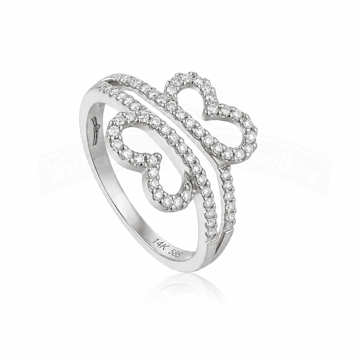 Two Hearts One Journey Ring