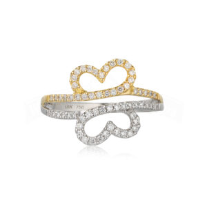 Two Hearts One Journey Ring