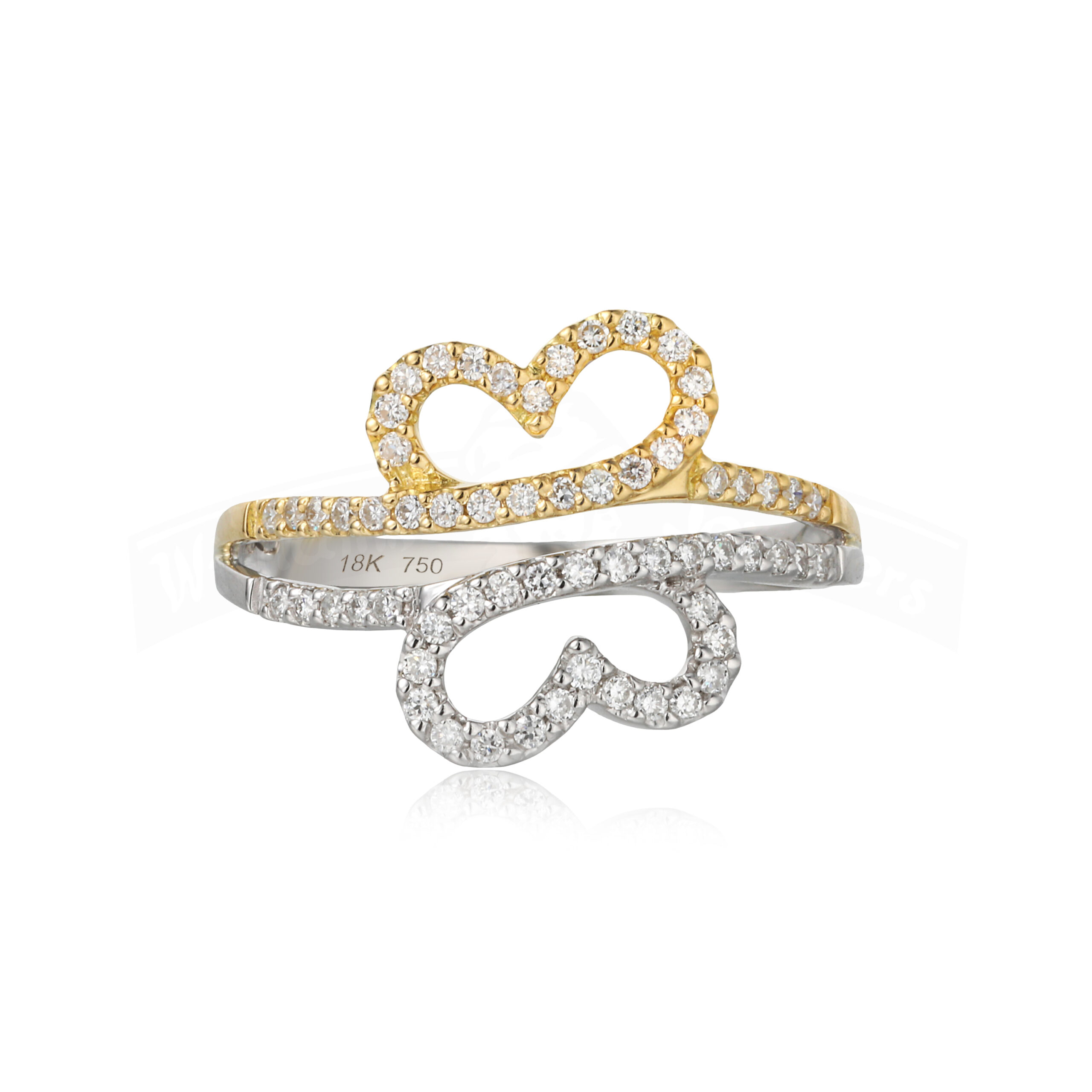 Two Hearts One Journey Ring