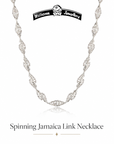 Spinning Jamaica Link Necklace